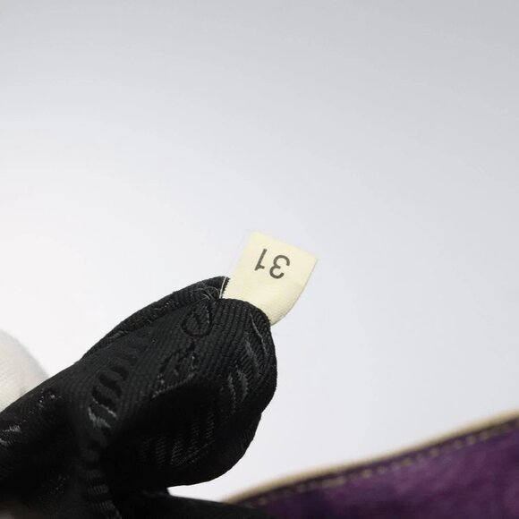 PRADA Tote Bag Canvas Beige Auth - Picture 14 of 16